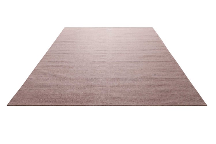 Kelim Teppich Flieder Altrosa aus Wolle Perpignan Green Looop 130x190 cm