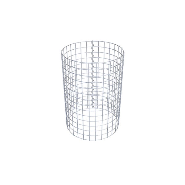 Gabionensäule Durchmesser 47 cm MW 5 x 5 cm rund - Höhe: 70 cm