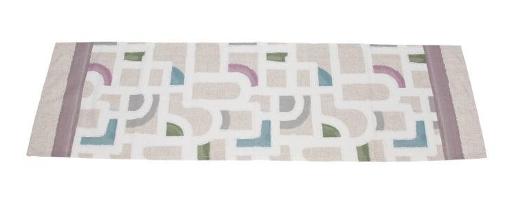 FRANK FLECHTWAREN | Tischläufer Farbenspiel, 40 x 140 cm, BAUMWOLLE, POLYESTER