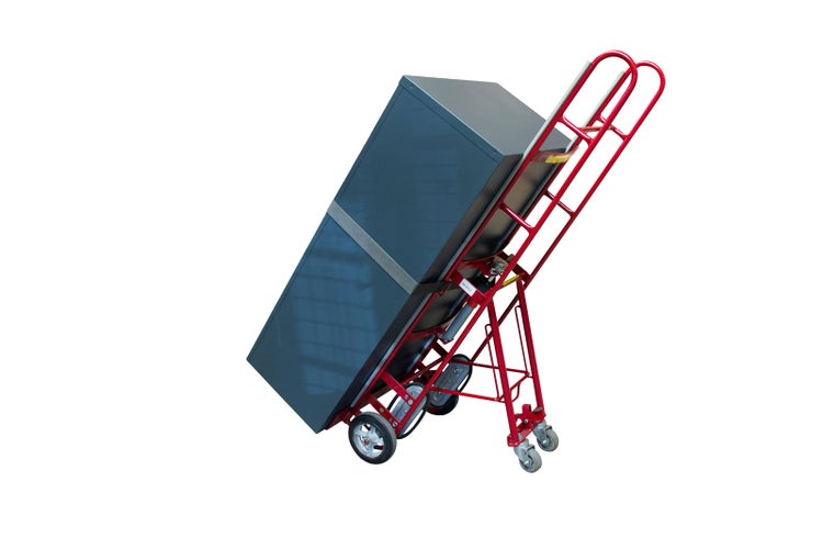 Treppenkarre mit Transportgut