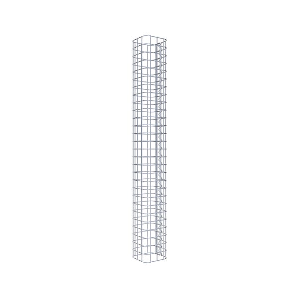 Gabionensäule 17 x 17 cm, MW 5 x 5 cm eckig - Höhe: 1,40 m