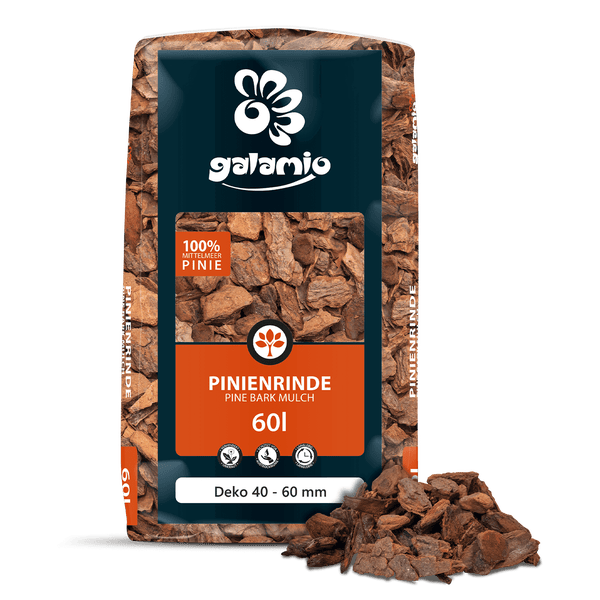 Galamio Rindenmulch Pinie Deko 60l x 39 Sack 2340l Palette
