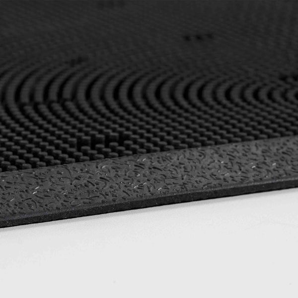 Schmutzfangmatte aus Gummi mit Noppenstruktur