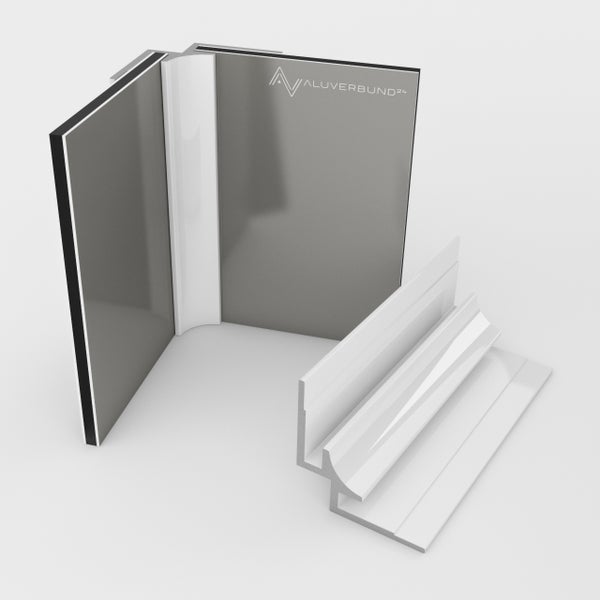 Aluverbundplatten mit Profilen