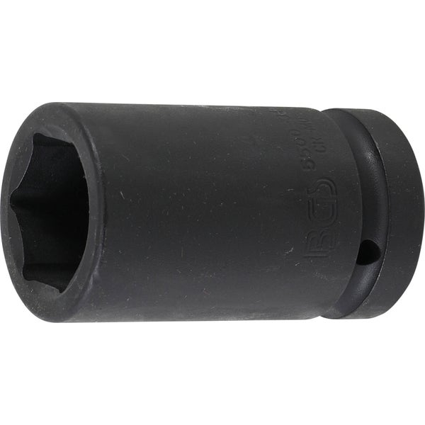 BGS Kraft-Steckschlüssel-Einsatz Sechskant tief Antrieb Innenvierkant 25 mm (1) SW 34 mm - 5500-34