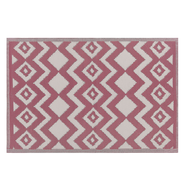 Outdoorteppich DEWAS Rosa 120 x 180 cm