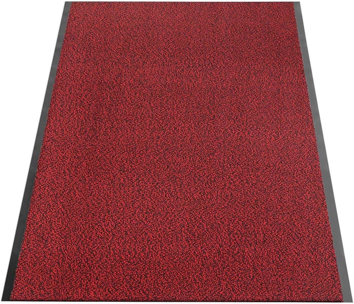 FLOORDIREKT Schmutzfangmatte SKY nach Maß - Breite 120 cm - Rot