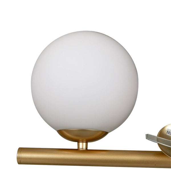 Lucande Pendelleuchte Isandro (Design, Modern) in Gold / Messing aus Metall (7 flammig G9) - Glas Hängelampe Esstischlampe Hängeleuchte Wohnzimmerleuchte