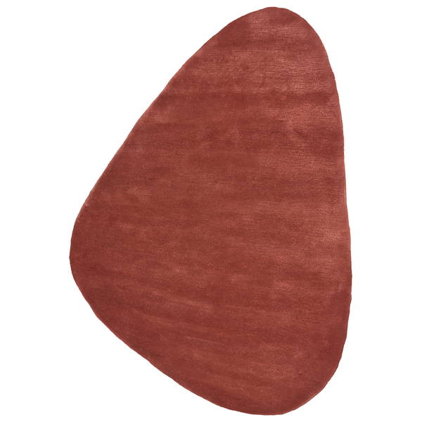 Teppich TANDO Dunkelrot 160 x 230 cm Viskose