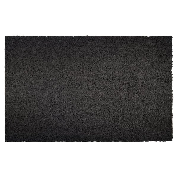 FLOORDIREKT Fußmatte Kokos - Eingangsmatte aus Kokos - Fußabtreter - Schwarz - 24 mm - 40 x 60 cm
