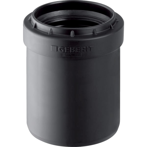 Geberit Langmuffe aus Kunststoff für Abwassersysteme.
