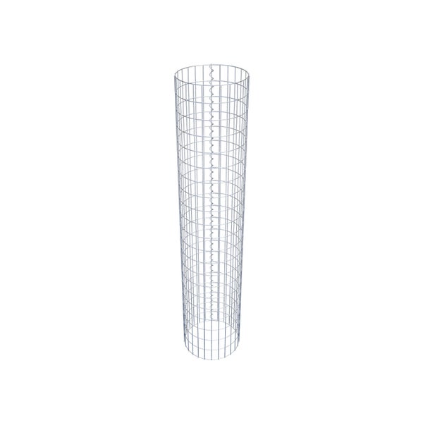 Gabionensäule Durchmesser 42 cm, MW 5 x 10 cm rund - Höhe: 2,10 m