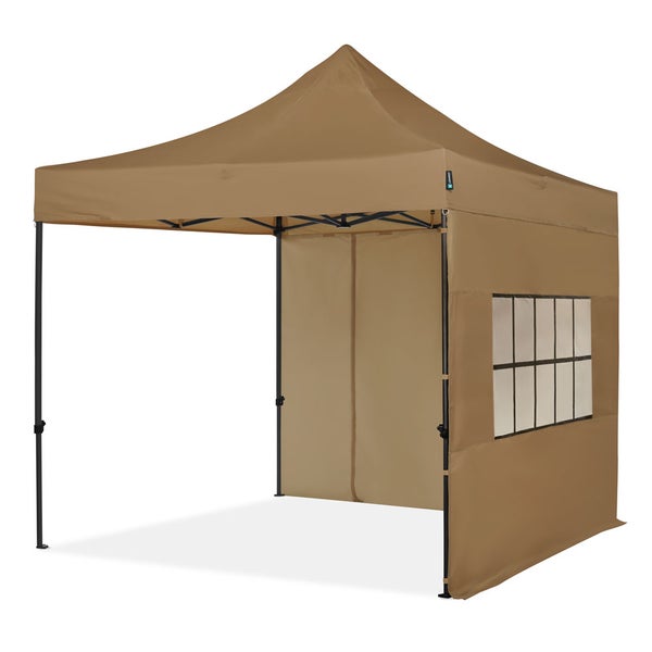 VONROC Pavillon 3x3m wasserdicht stabil - Partyzelt EasyUp System [3Min Aufbau] Popup Faltpavillon modular erweiterbar als Festival Zelt, Gartenpavillon