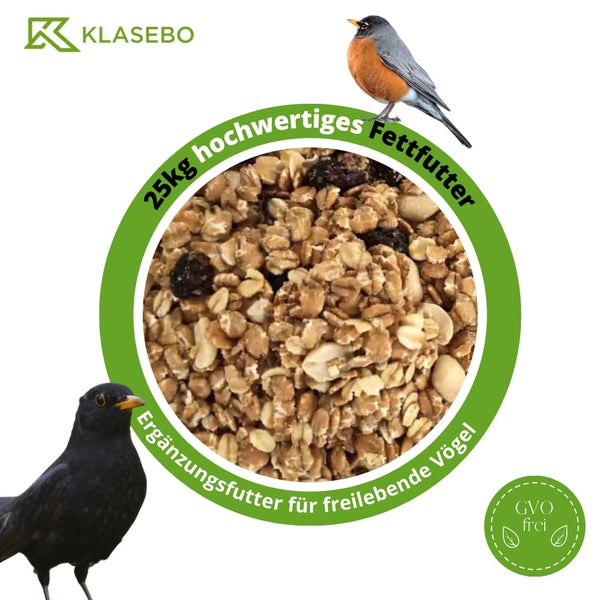 Fettfutter 25 kg, Vogelfutter