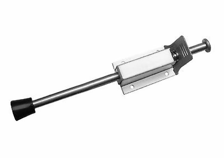 Türfeststeller zum Schrauben aus Metall mit Gummipuffer