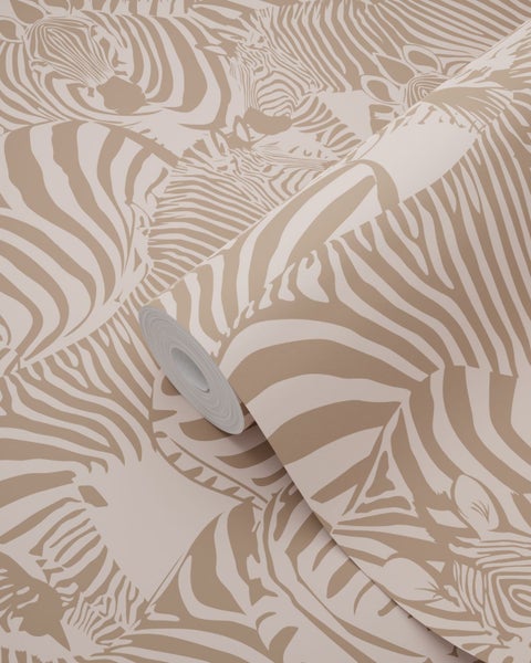 Tapetenrolle mit Zebramuster