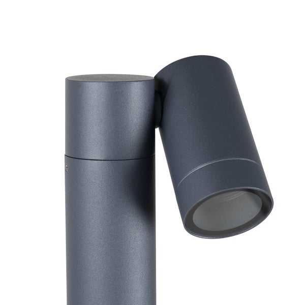 PRIOS Außenleuchte Tulimar (Modern) in Schwarz aus Aluminium (1 flammig, GU10) - Erdspießleuchte außen