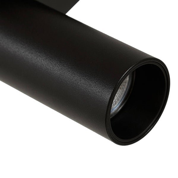 Schwarze LED Wandleuchte im Detail