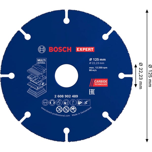 Bosch Expert Trennscheibe, Durchmesser 125 Millimeter