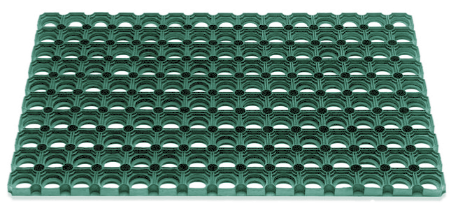 Ringmatte 100 x 150 cm Grün