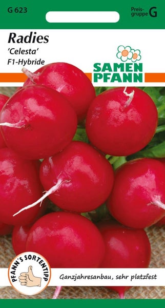 Radieschen Celesta Samenpackung