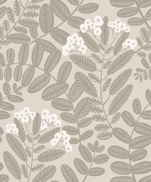Masureel Tapete Blumen Beige - 53 cm x 10.05 m - 631054