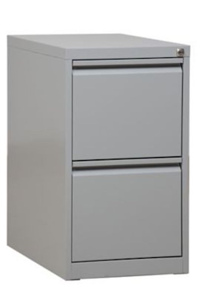 PROREGAL Hängeregistraturschrank 2 Schubladen Mare HxBxT 70 x 40 x 62 cm Grau