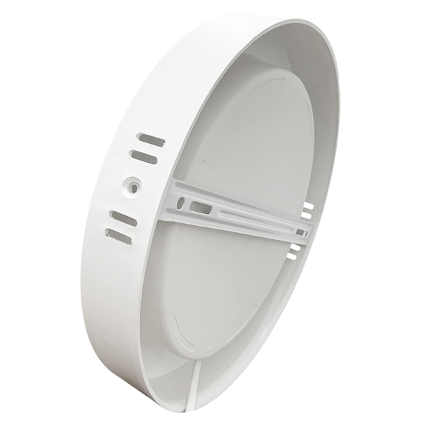Runde LED-Deckenleuchte, Gehäuse mit Belüftungsöffnungen