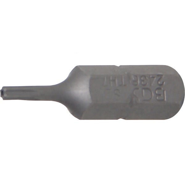 BGS Bit Antrieb Außensechskant 6,3 mm (1/4) T-Profil (für Torx) mit Bohrung T7 - 2436