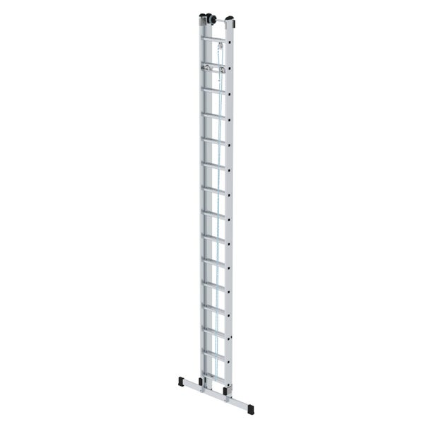 PROREGAL Sprossen-Seilzugleiter mit Standard-Traverse 2 x 15 Sprossen