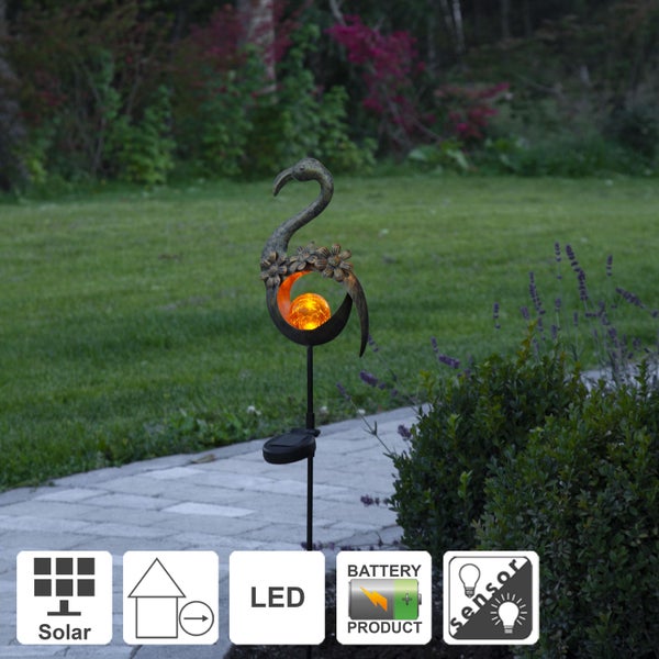 Dekorative Engel-Figur mit LED-Kugel für Weihnachten