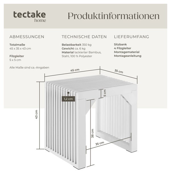 Weißer Badezimmerschrank mit Handtüchern und dekorativen Gegenständen