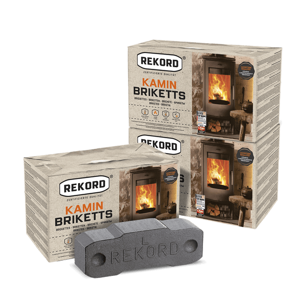 Rekord Braunkohlebriketts 10kg x 3 Paket 30kg