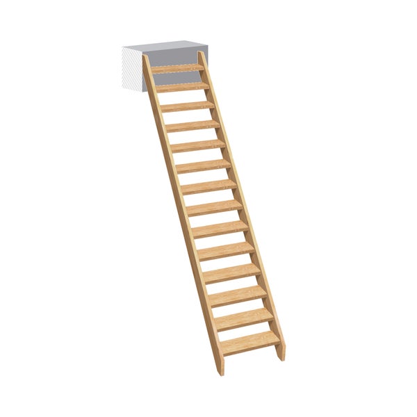Holzbodentreppe für den Dachboden