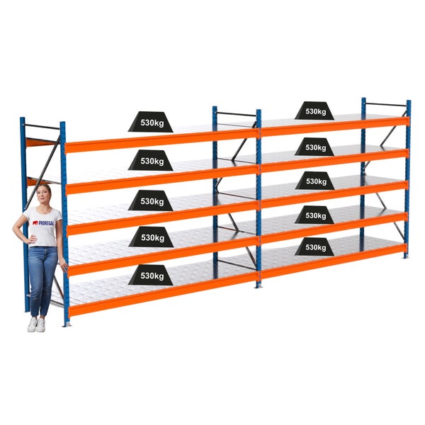 Lagerregal mit Tragkraft 530 kg pro Regalboden