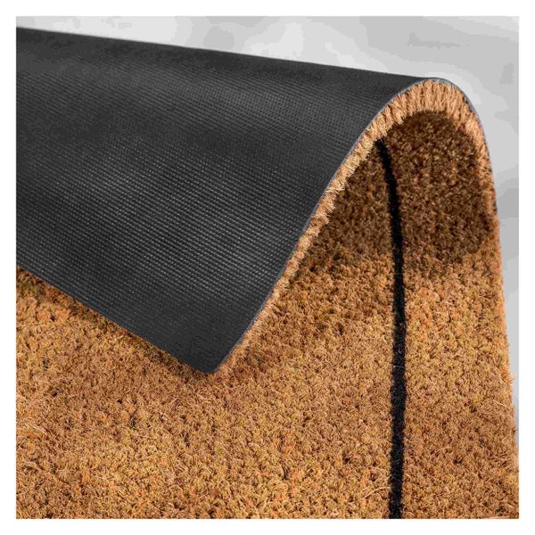 Kokosmatte mit Rückseite aus Gummi