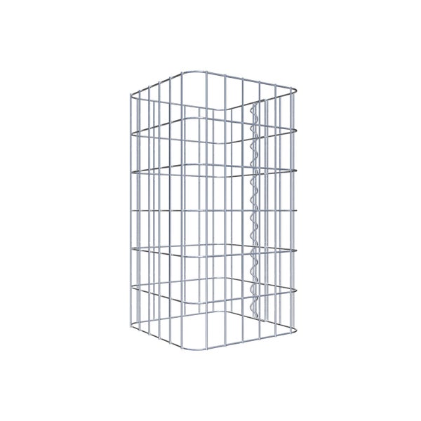 Gabionensäule 32 x 32 cm, MW 5 x 10 cm eckig - Höhe: 0,60 m