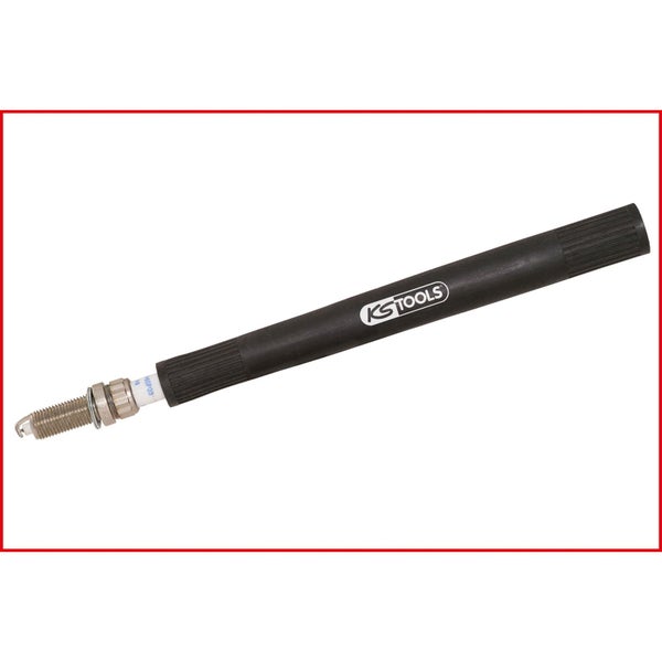 KS TOOLS Zündkerzen-Einschraubhilfe doppelseitig 240 mm - 500.7520