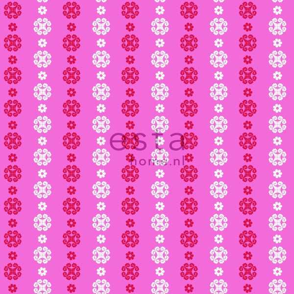 ESTA Home Tapete mit Blumen und Ornamenten