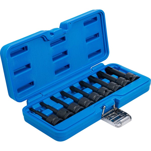 BGS Kraft-Bit-Einsatz-Satz Antrieb Innenvierkant 12,5 mm (1/2) Keil-Profil (für Ribe) M5 - M14 9tlg. - 5483