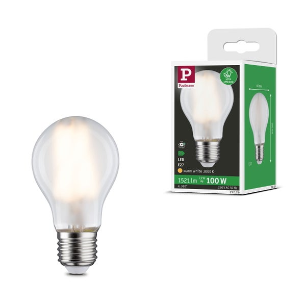 Eco-Line Filament 230V LED Birne E27 1er-Set 1521lm 7,2W 3000K Matt