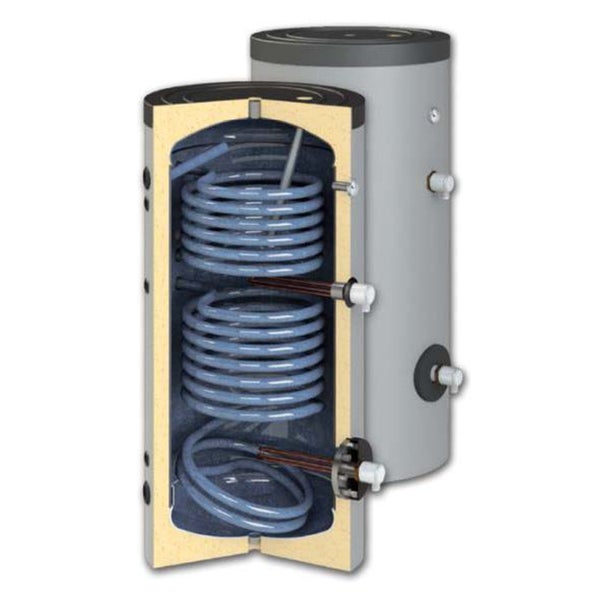 Sanitärspeicher mit 2 Schlangen Sannover 500 Liter