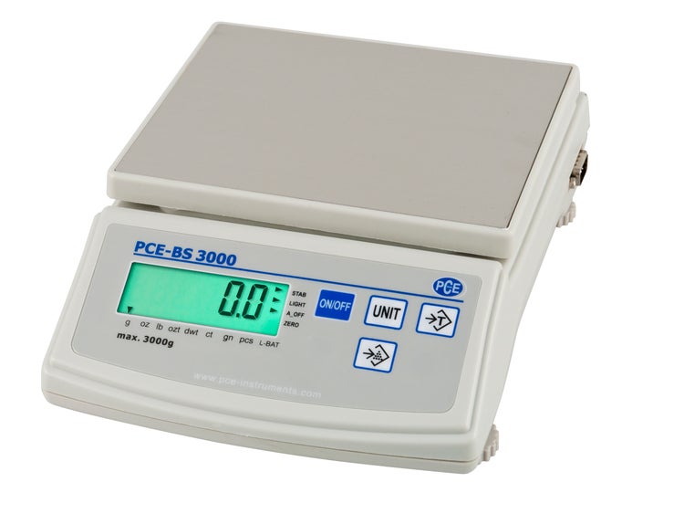 PCE Instruments PCE-BS 3000 hochgenaue kalibrierfähige Präzisionswaage