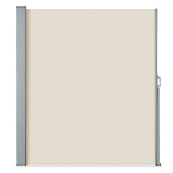 FLOORDIREKT Seitenmarkise - Markise für Balkon und Terrasse - Breite: 3 m - Höhe: 1,8 m - Beige