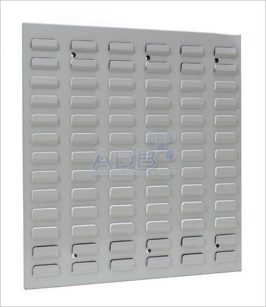PROREGAL Orthogonale Schlitzplatte HxB 49,3 x 45,6 cm Lichtgrau