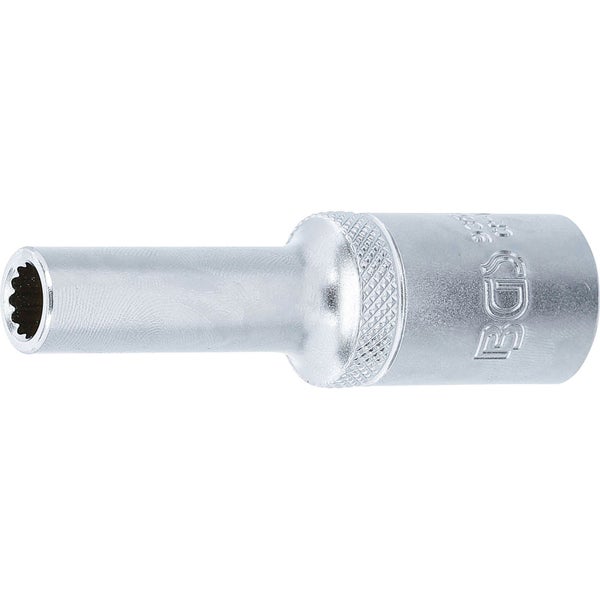 BGS Steckschlüssel-Einsatz Zwölfkant tief Antrieb Innenvierkant 12,5 mm (1/2) SW 8 mm - 9356