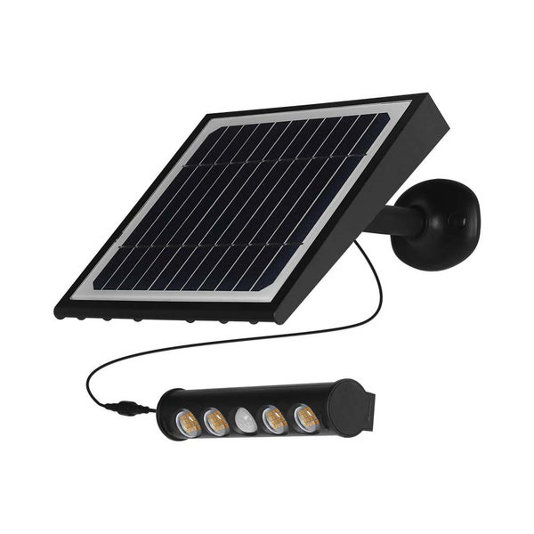 Solarleuchte zur Wandmontage mit LED