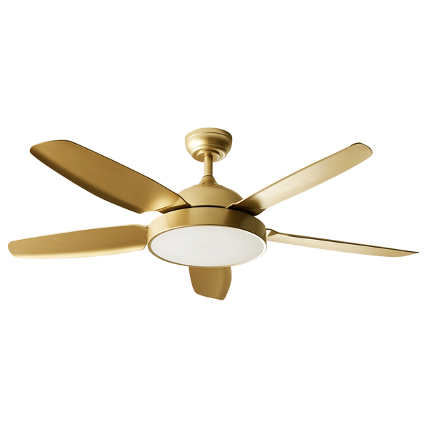 Deckenventilator mit fünf Flügeln und integrierter Beleuchtung