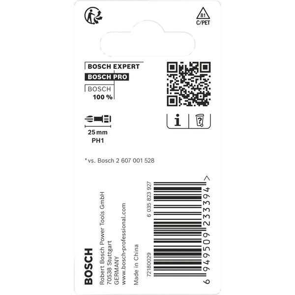 Bosch PRO Phillips Impact Bit PH1 25 mm 2-tlg. - 2608522468