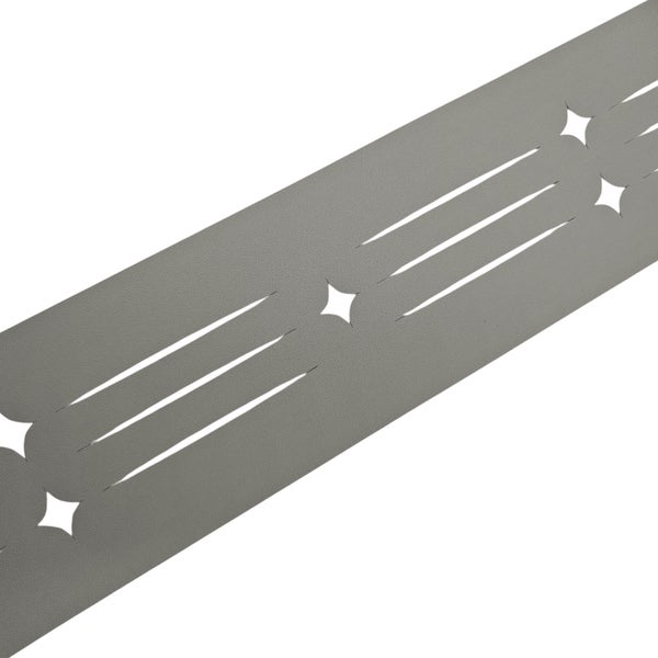 Dekorative Leiste mit Sternen- und Linienausschnitten